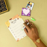 Personalized Photo Magnetic Clip, To Do Planner, and Bro Rakhi Gift Hamper